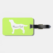 Personalisiertes lustiges Pool-Party Labradors Gepäckanhänger (Rückseite horizontal)