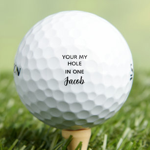 Personalisiertes lustiges Zitat zum Vatertag Golfball