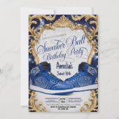 Personalisiertes luxuriöses Birthday Sneaker Ball  Einladung (Vorderseite)