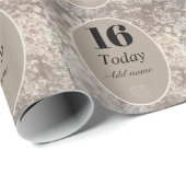 Personalisiertes luxuriöses Samtpapier 16. Geschenkpapier (Rolleneckpunkt)