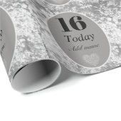 Personalisiertes luxuriöses Samtpapier 16. Geschenkpapier (Rolleneckpunkt)