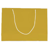 Personalisiertes M Gold Geschenktasche mit Anfangs Große Geschenktüte (Rückseite)