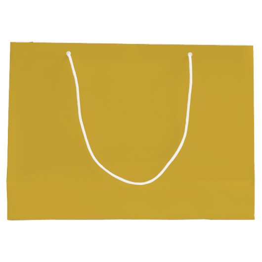 Personalisiertes M Gold Geschenktasche mit Anfangs Große Geschenktüte (Rückseite)