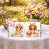 Personalisiertes M Kätzchen-Geschenk für Mädchen Notizblock