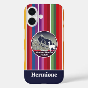 Personalisiertes Machu Picchu Peru für Abenteuerlu iPhone 16 Hülle