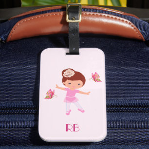 Personalisiertes Mädchen für Kinder Gepäckanhänger