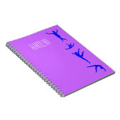 Personalisiertes Mädchen-Gymnastik-Notizbuch Notizblock (Rechte Seite)