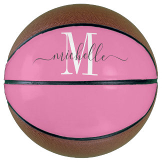 Personalisiertes Mädchen Mit Monogramm Basketball