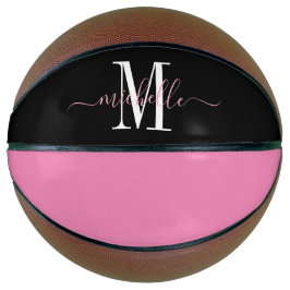Personalisiertes Mädchen Mit Monogramm Basketball