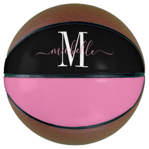 Personalisiertes Mädchen Mit Monogramm Basketball