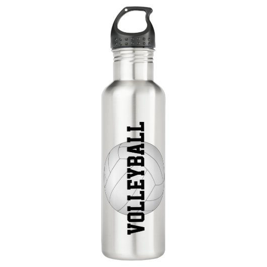 personalisiertes Mädchenvolleyball aus Edelstahl Trinkflasche (Vorderseite)
