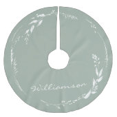 Personalisiertes Magazin Polyester Weihnachtsbaumdecke (Vorderseite)