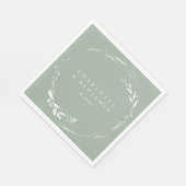 Personalisiertes Magazin Serviette (Ecke)