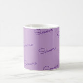 Personalisiertes Magenta Kaffeetasse (Mittel)
