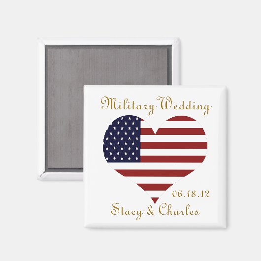 Personalisiertes Magnet der militärischen Gastgesc (Vorderseite/Rückseite)