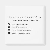 Personalisiertes Magnet für kundenspezifische Unte (Vorne)