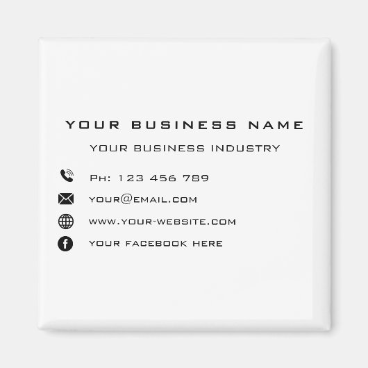 Personalisiertes Magnet für kundenspezifische Unte (Vorne)