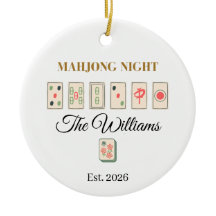 Personalisiertes Mahjong Weihnachten
