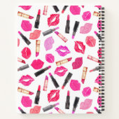 Personalisiertes Makeup Artist Wasserfarben Makeup Notizblock (Rückseite)