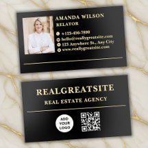 Personalisiertes Maklerfoto Gold