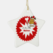 Personalisiertes maltesisches Keepake-Ornament Keramik Ornament (Rechts)