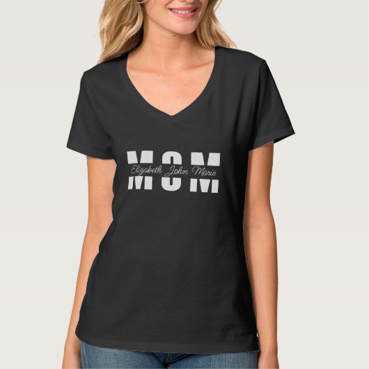 Personalisiertes Mama Shirt (Vorderseite)