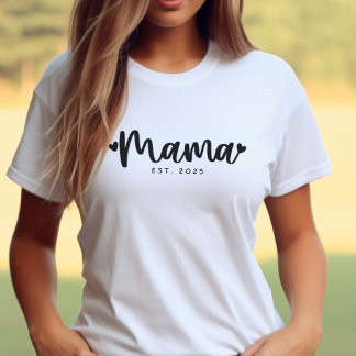 Personalisiertes Mama-Skript möchte, dass Mutter g T-Shirt