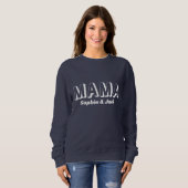 Personalisiertes Mama Sweatshirt mit Kid-Namen (Vorne ganz)