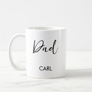 Personalisiertes Mama- und Papa-Satin-Tasse-Laser- Kaffeetasse