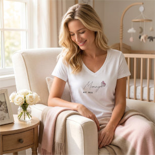 Personalisiertes Mami Gründungsjahr T-Shirt MAMA G