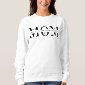 Personalisiertes Mamma-Sweatshirt mit Kindernamen Sweatshirt (Vorderseite)