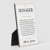 Personalisiertes Manager-Wörterbuch-Definitions-Sc Fotoplatte (Seite)