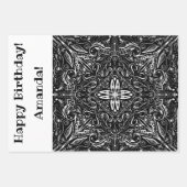 Personalisiertes Mandala-Design Geschenkpapier Set (Vorderseite 2)