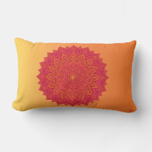 Personalisiertes Mandala-Wurfkissen – Sanfte Farbv Lendenkissen