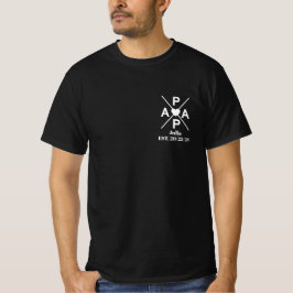 Personalisiertes Männer-T-Shirt für Papa mit Kinde T-Shirt