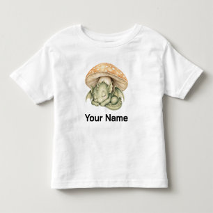 Personalisiertes Märchenbuch Baby-Drache Pilz Kind Kleinkind T-shirt