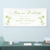 Personalisiertes Margs- und Matrimony-Brautparty Banner (Messe)