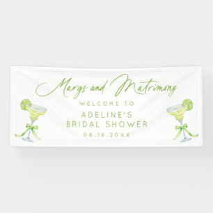 Personalisiertes Margs- und Matrimony-Brautparty Banner