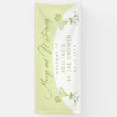 Personalisiertes Margs- und Matrimony-Brautparty Banner (Vertikal)
