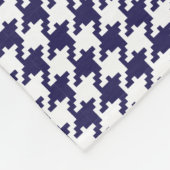 Personalisiertes Marine-Blau-u. Fleecedecke (Ecke)