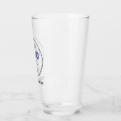 Personalisiertes Markenlogo-Design Glas (Links)