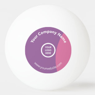 Personalisiertes Marketing mit eigener Logo-Marke  Tischtennisball