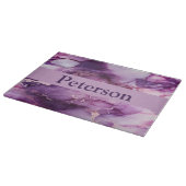 Personalisiertes Marmorglas Schneidebrett (Ecke)