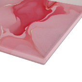 Personalisiertes Marmorglas Schneidebrett (Ecke)