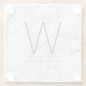 Personalisiertes Marmorhaus Untersetzer (Rückseite)