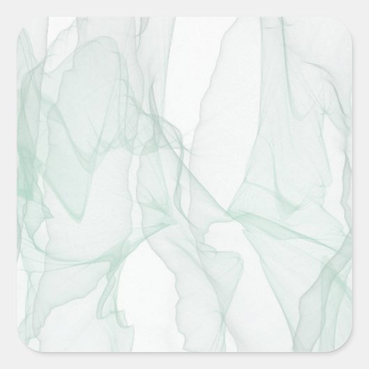 Personalisiertes Marmormuster Quadratischer Aufkleber (Vorderseite)