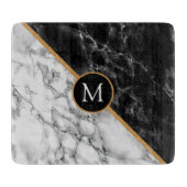 Personalisiertes Marmorstone - Ihr Geschenk Schneidebrett (Vorderseite)