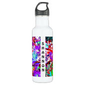 Personalisiertes Marmorwasser Edelstahlflasche (Vorderseite)