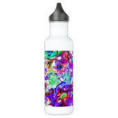 Personalisiertes Marmorwasser Edelstahlflasche (Links)