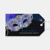 Personalisiertes Masquerade Party Geschenkanhänger (Vorderseite (Horizontal))